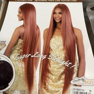 Sleek Brown Long Straight Hair Color